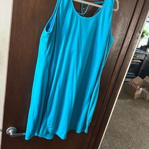 Livi active tank dress with built in bra